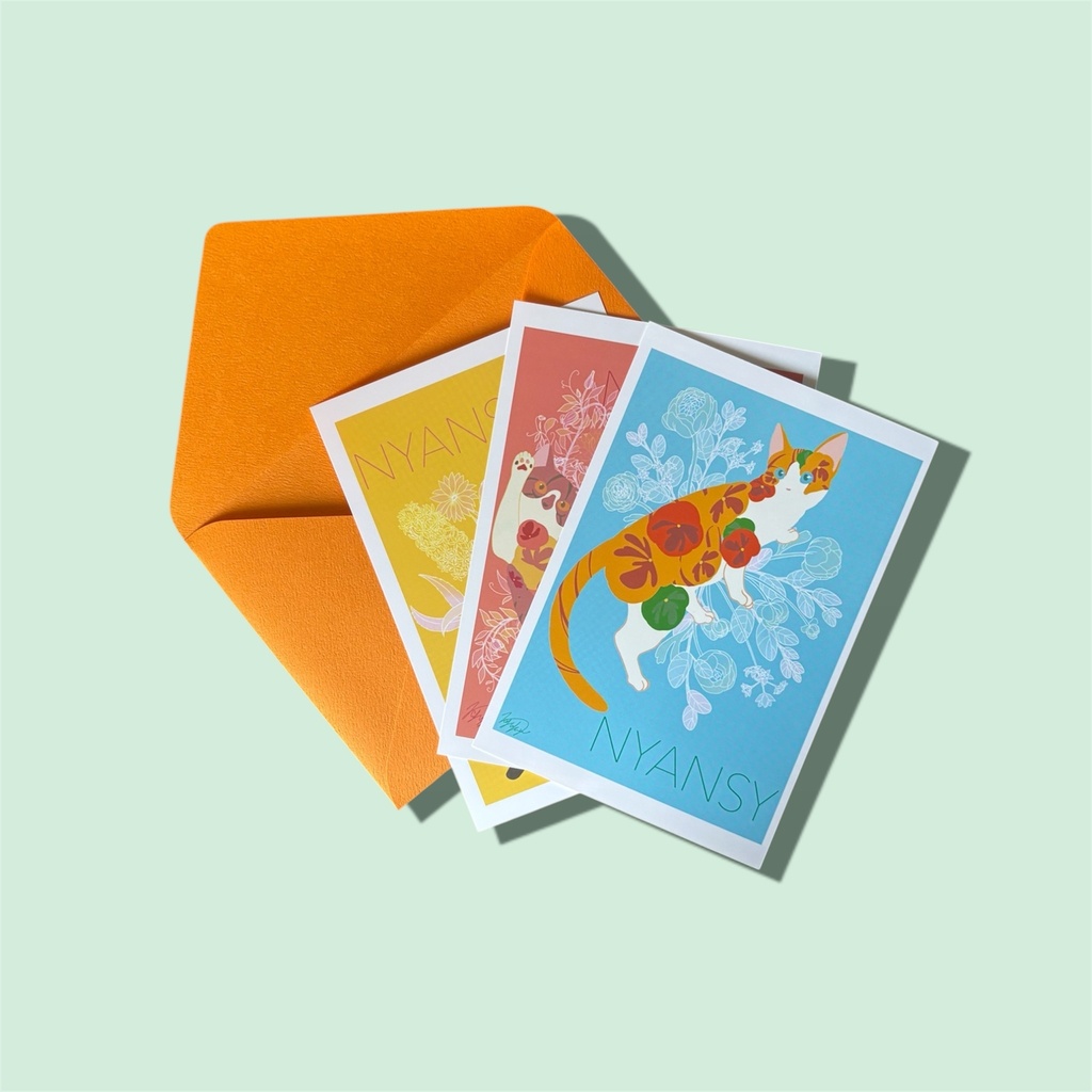 NYANSY  postcard  C