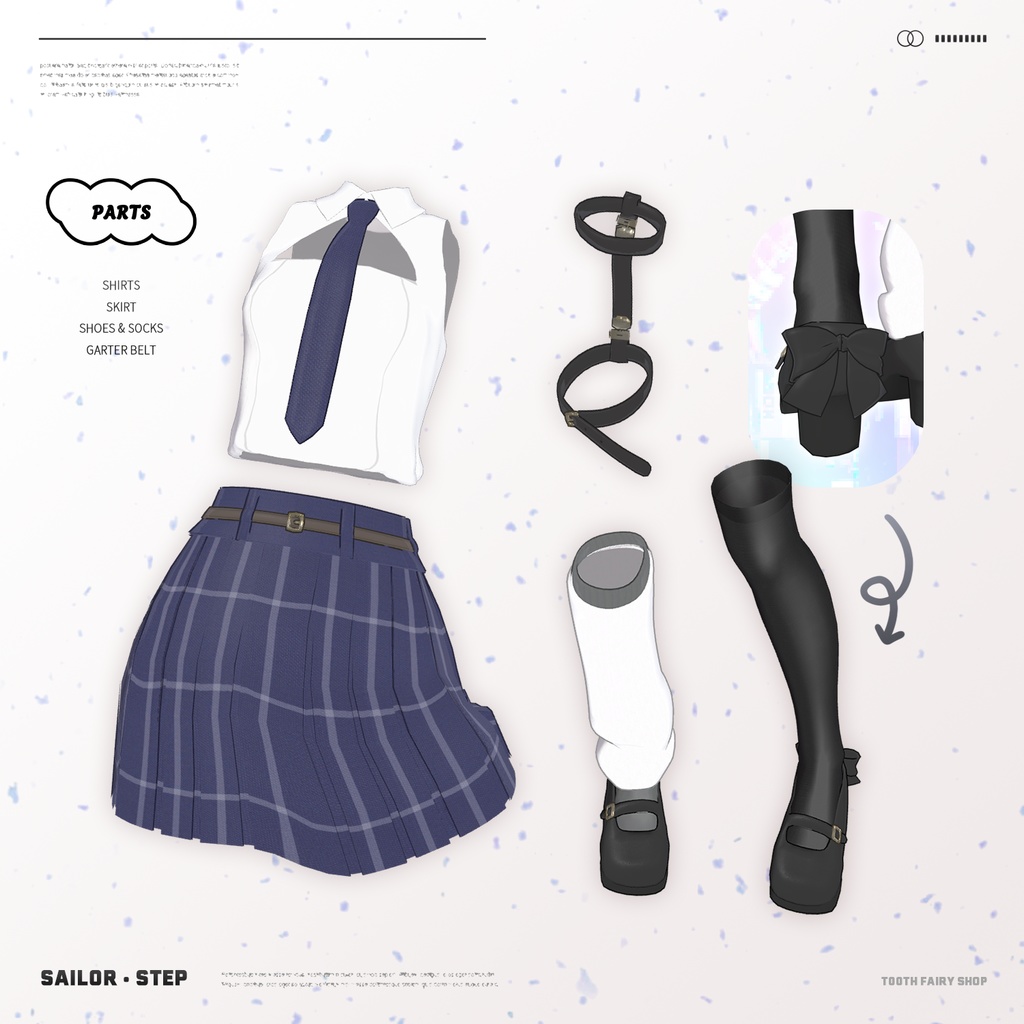 Sailor Step【7アバター対応衣装】