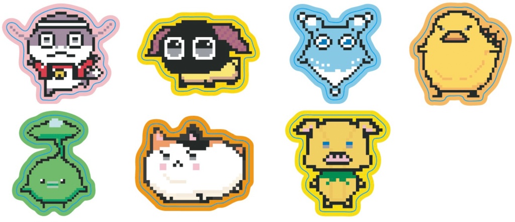 ドット絵ステッカー