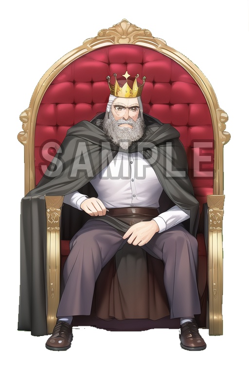 ー立ち絵素材ー 王様 02