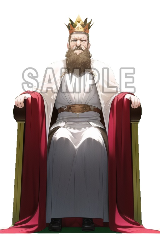 ー立ち絵素材ー 王様 02