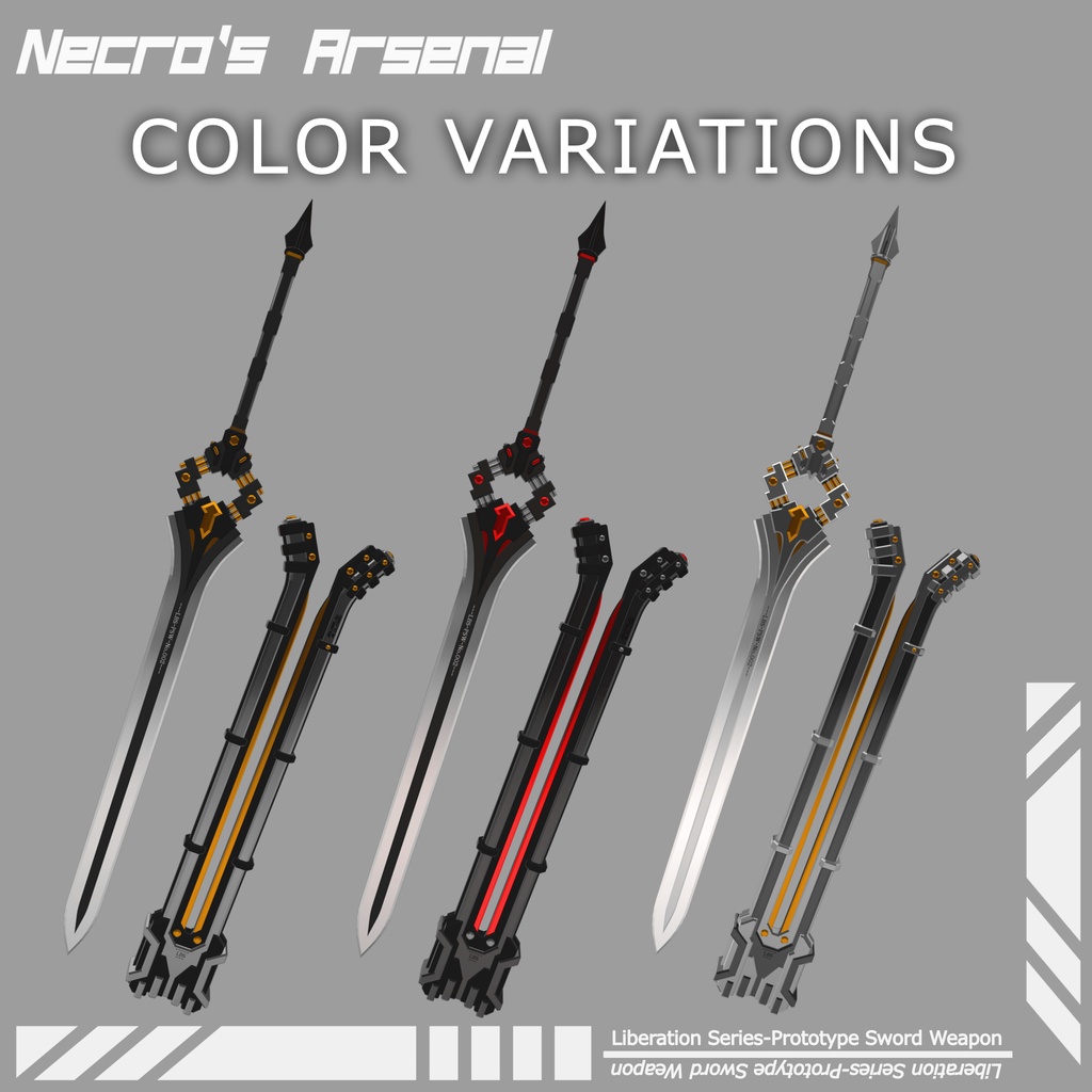 【ギミック付3Dモデル】LBS-PSW-002_Liberayser【完成版】