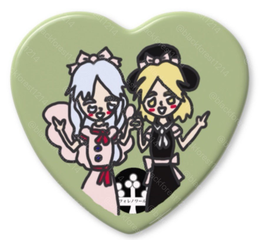 東方旧作&秘封ハート缶バッジ