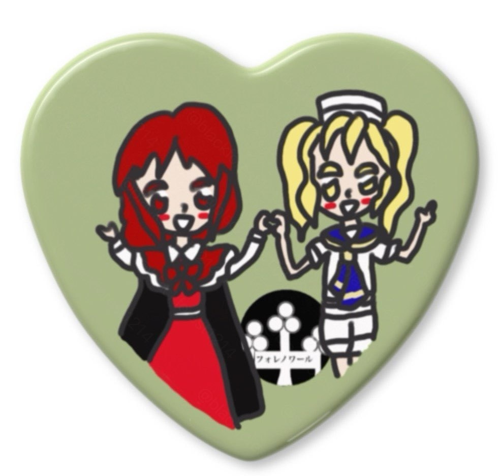東方旧作&秘封ハート缶バッジ