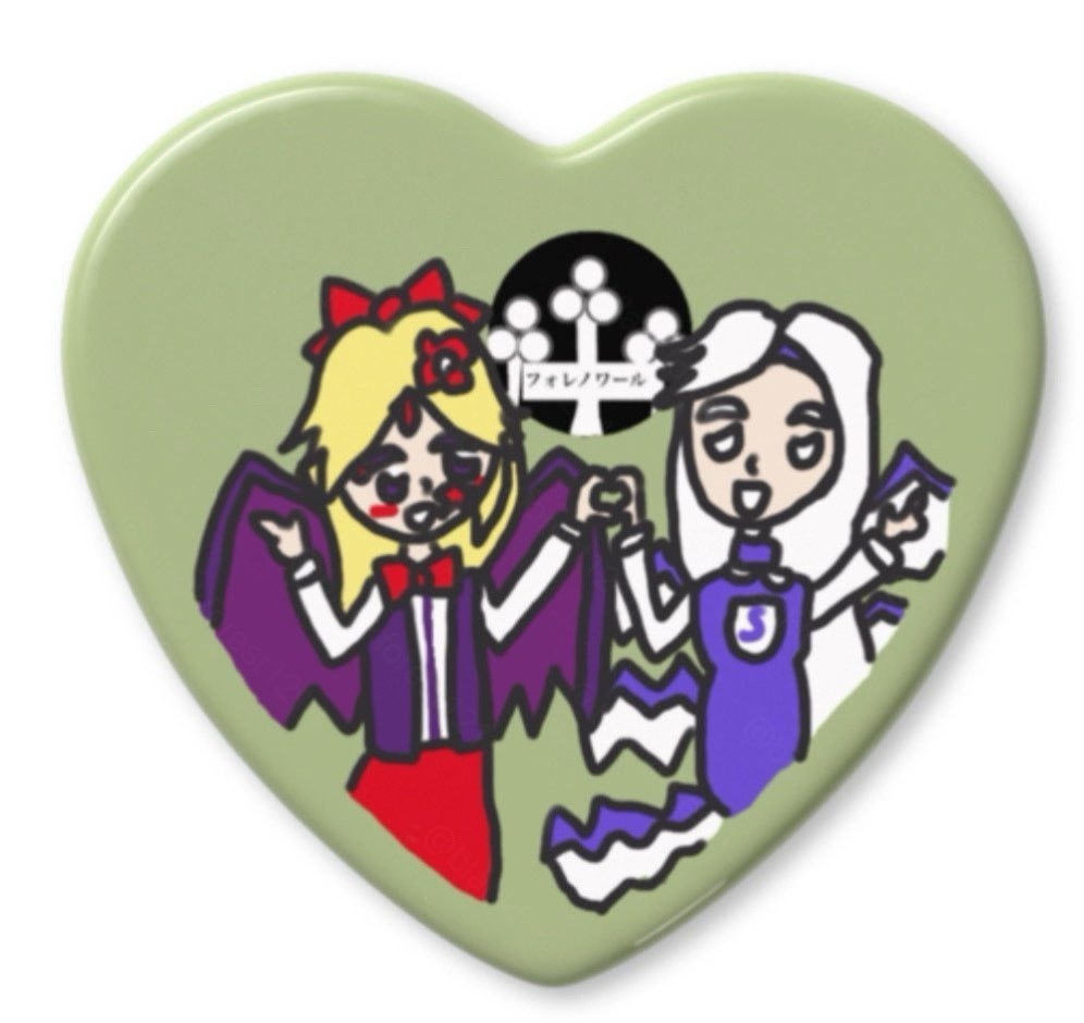 東方旧作&秘封ハート缶バッジ