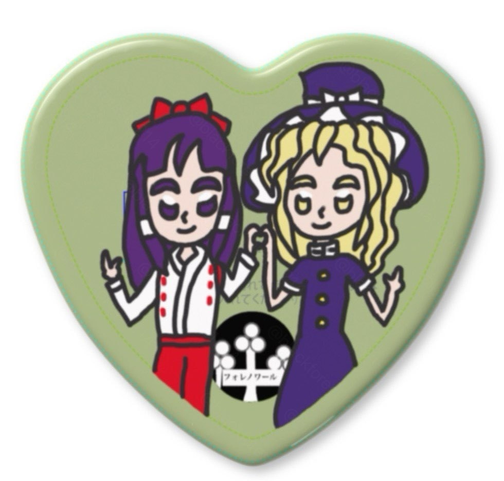 東方旧作&秘封ハート缶バッジ