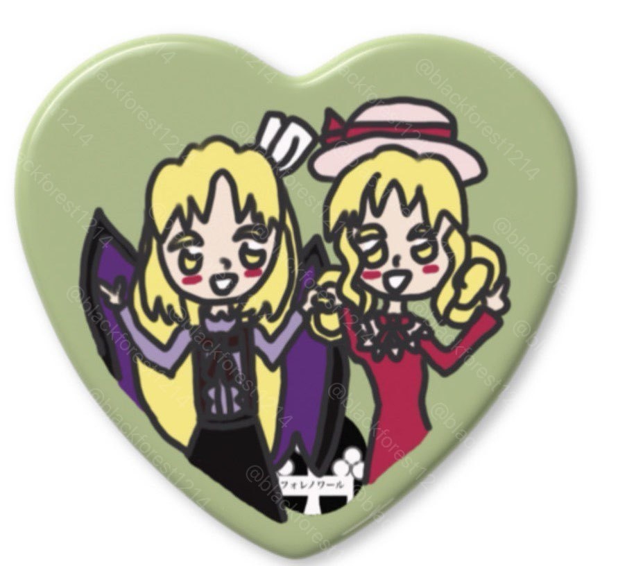東方旧作＆秘封ハート缶バッジ