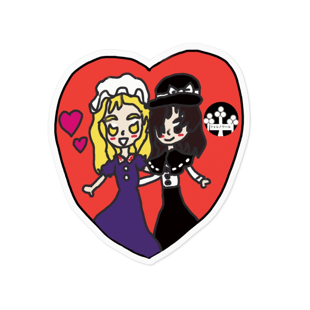 蓮メリステッカー