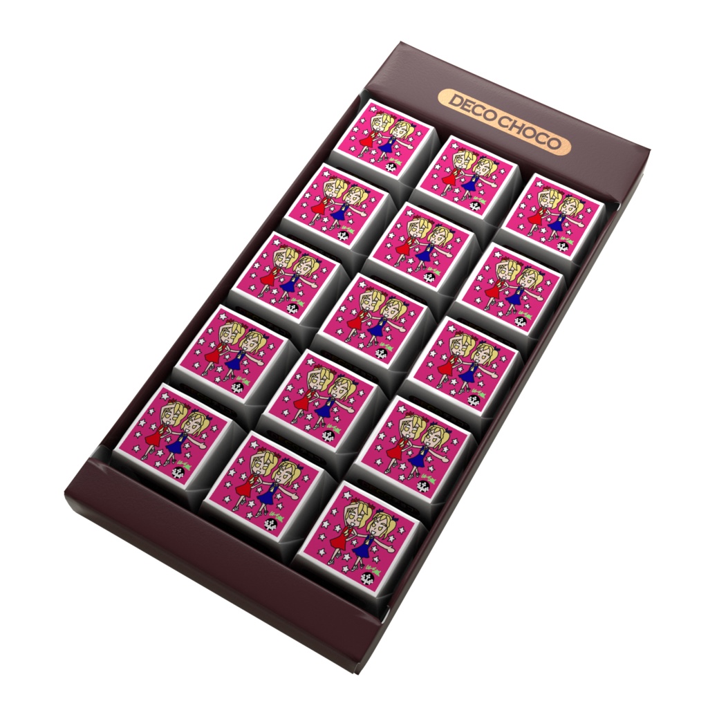 ダブルちゆりのサンバDECOチョコ