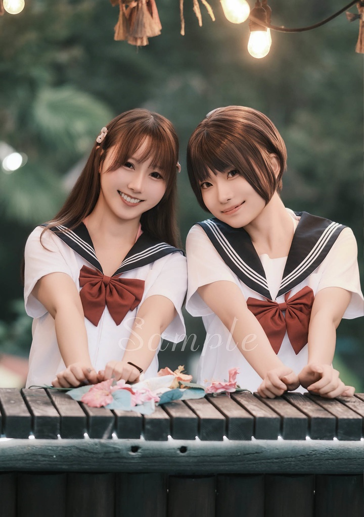 「スク水セーラーナイトプール」創作コスプレ写真集