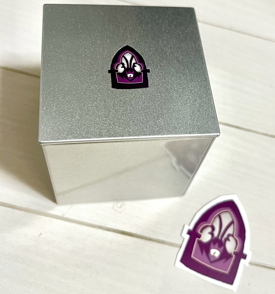 【HazbinHotel】キューブ缶&ステッカー