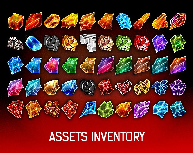 Assets Inventory +50: 資源アイコン[鉱物]