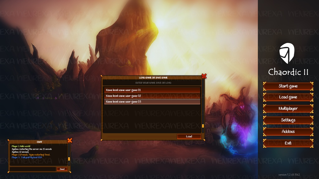 Assets UI インターフェイスアニメ RPG & Interface Anime RPG