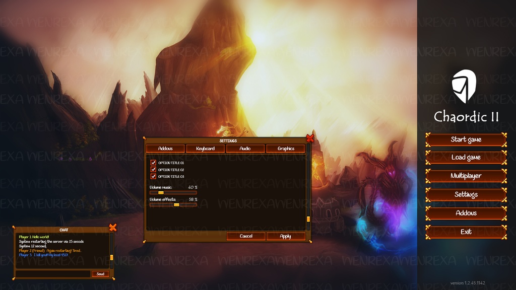 Assets UI インターフェイスアニメ RPG & Interface Anime RPG