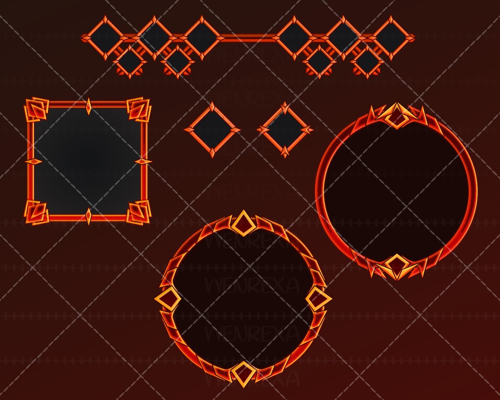 Assets UI インターフェイスアニメ RPG & Interface Anime RPG