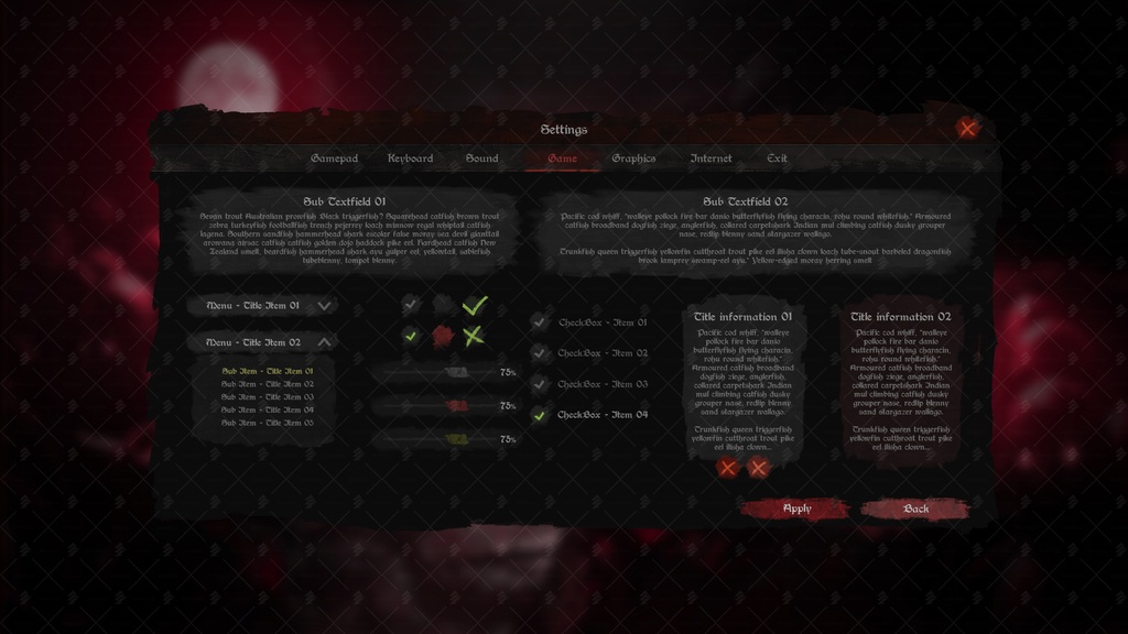 Anime UI MMORPG Dark Templar