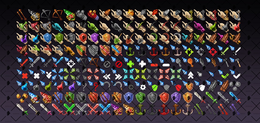 Assets Magic Crystal Cursors Pack +171