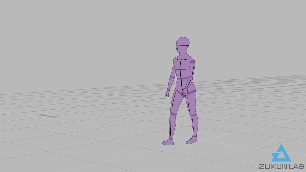 \『勉強させてください!』価格 /【#45】早歩きする人①(若者/女性)【モブ用モーション】