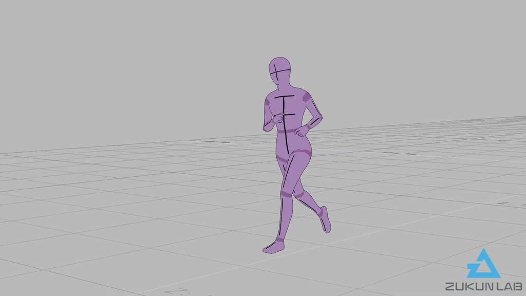 \『勉強させてください!』価格 /【#61】走っている人②(若者/女性)【モブ用モーション】