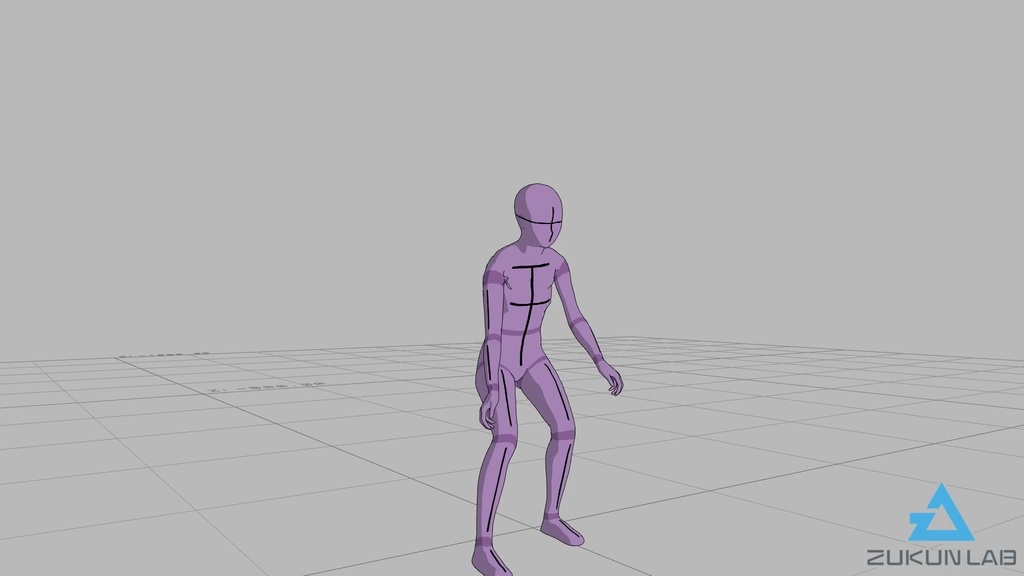 【#73】歩いてきてベンチに座る人③(若者/女性/右前)【モブ用モーション】