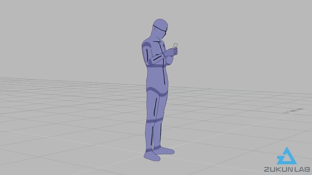 \『勉強させてください!』価格 /【#87】スマホで撮影する人④(若者/男性)【モブ用モーション】