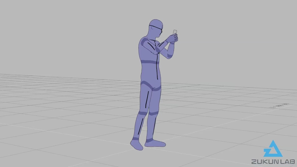 \『勉強させてください!』価格 /【#87】スマホで撮影する人④(若者/男性)【モブ用モーション】