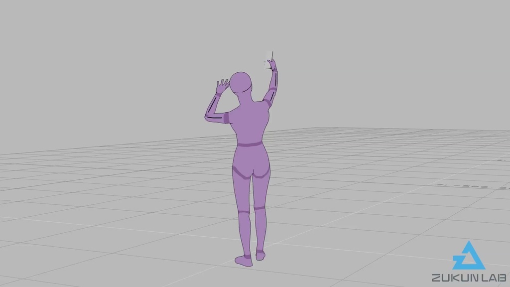 \『勉強させてください!』価格 /【#85】スマホで撮影する人②(若者/女性)【モブ用モーション】