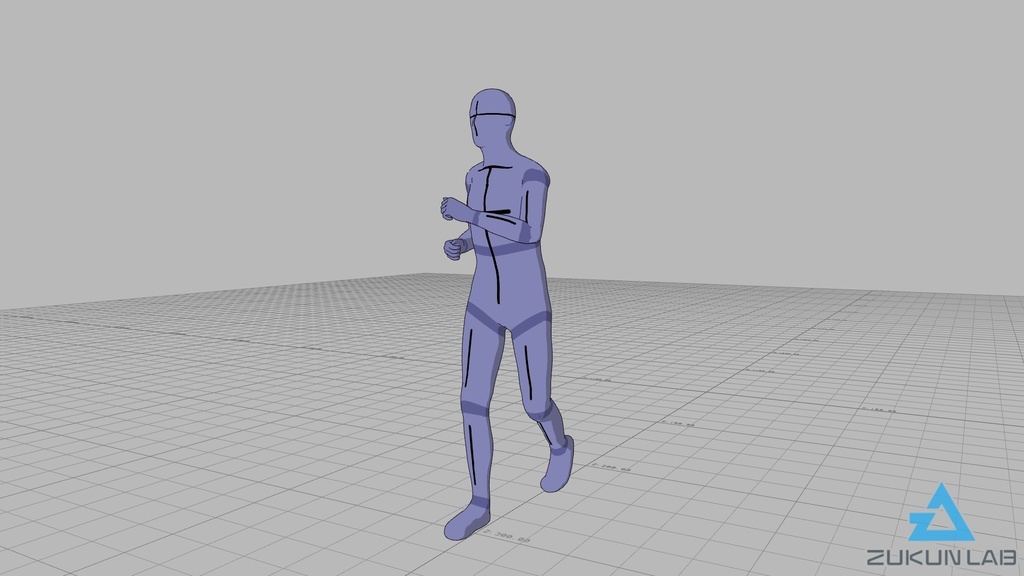 【#94】ウォーキングしている人(男性)【モブ用モーション】