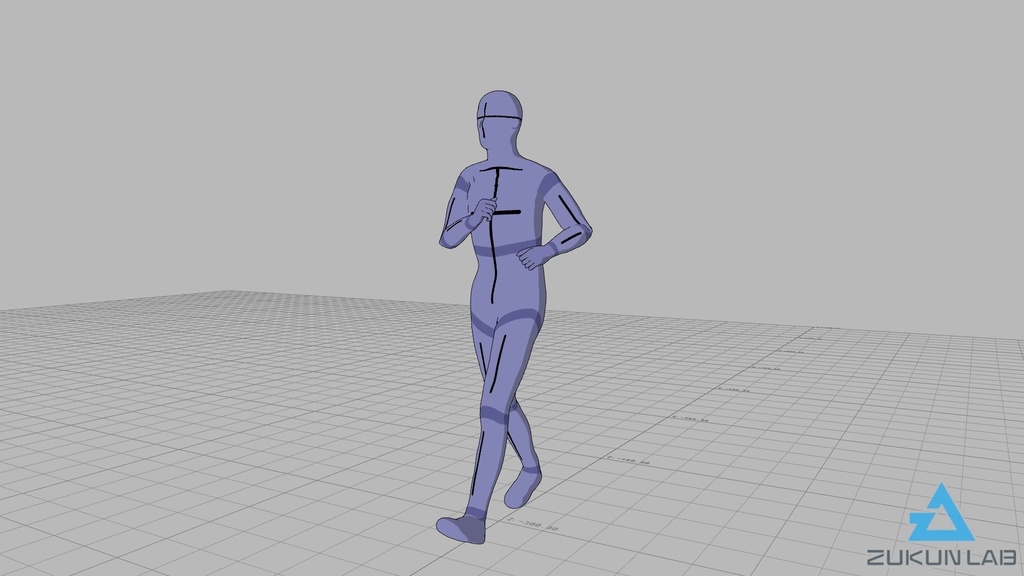 【#94】ウォーキングしている人(男性)【モブ用モーション】