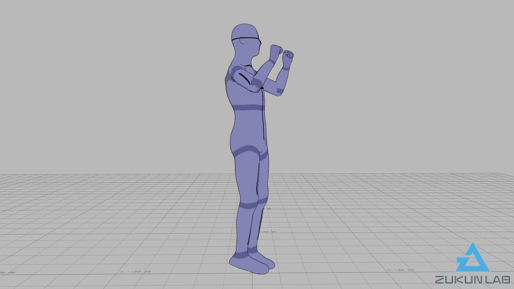 すごい速さで回るモブ【モブ用モーション】