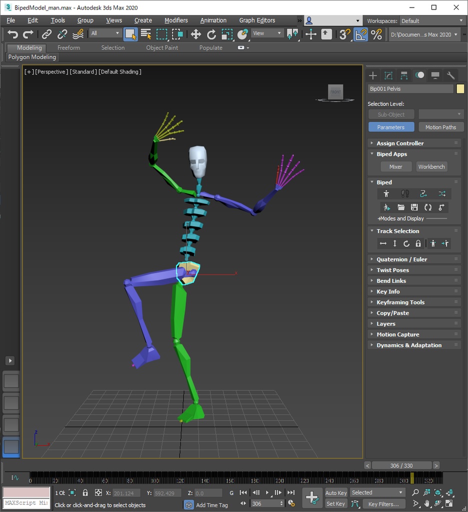 塁上でポーズを決めるモブ