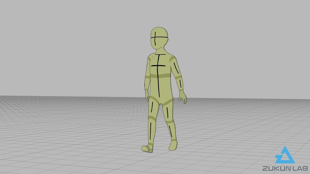 【#108】歩いている人⑥(子供/女の子)【モブ用モーション】