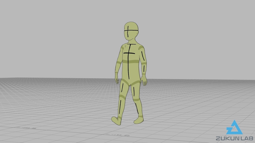 【#108】歩いている人⑥(子供/女の子)【モブ用モーション】