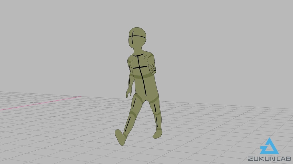 【#129】歩いている人⑧(子供/男の子)【モブ用モーション】