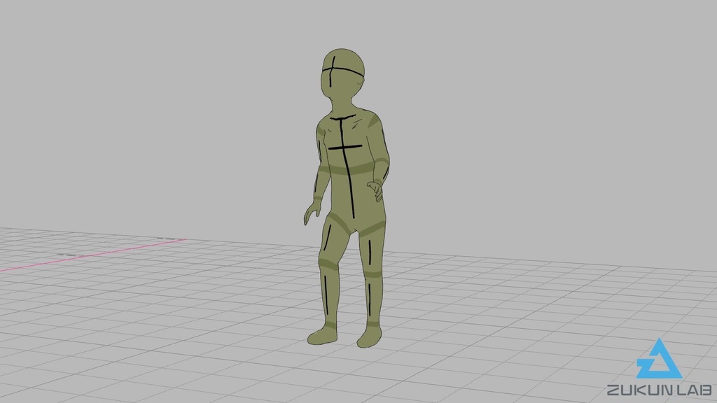 【#129】歩いている人⑧(子供/男の子)【モブ用モーション】