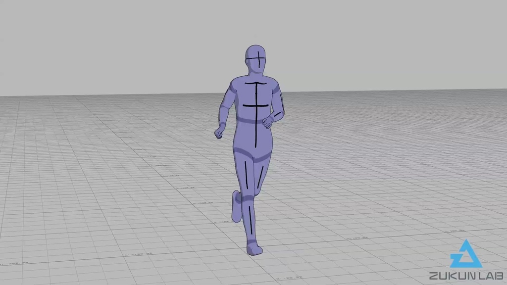 【#144】女の子走りする人(男性)【モブ用モーション】