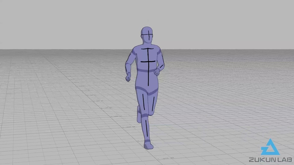 【#144】女の子走りする人(男性)【モブ用モーション】