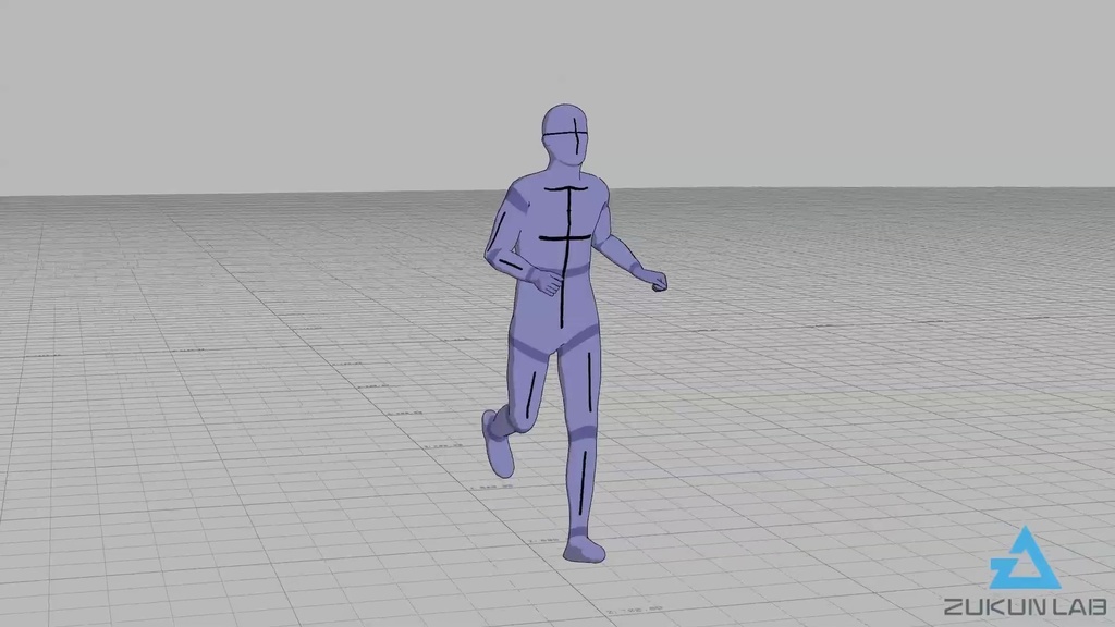 【#144】女の子走りする人(男性)【モブ用モーション】