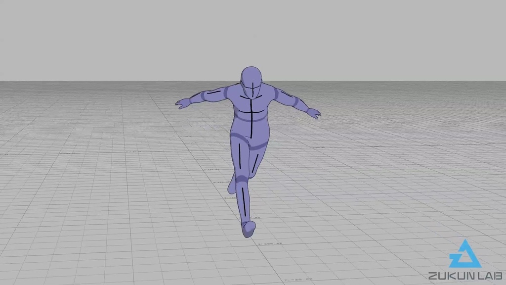 【#146】忍者走りする人(男性)【モブ用モーション】