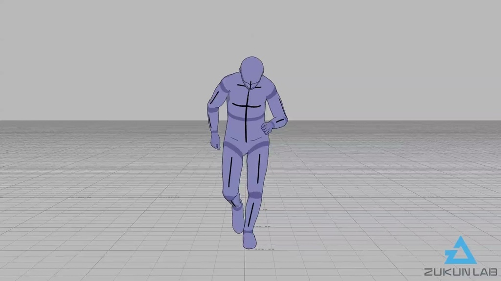 【#147】ヘロヘロになって走る人(男性)【モブ用モーション】