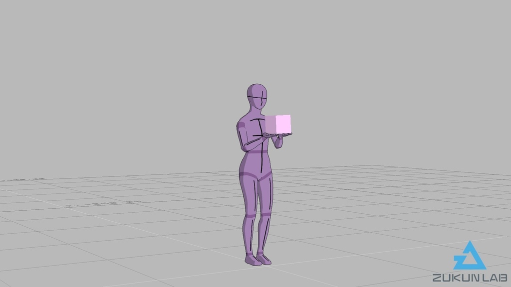 慎重に運ぶモブ【モブ用モーション】