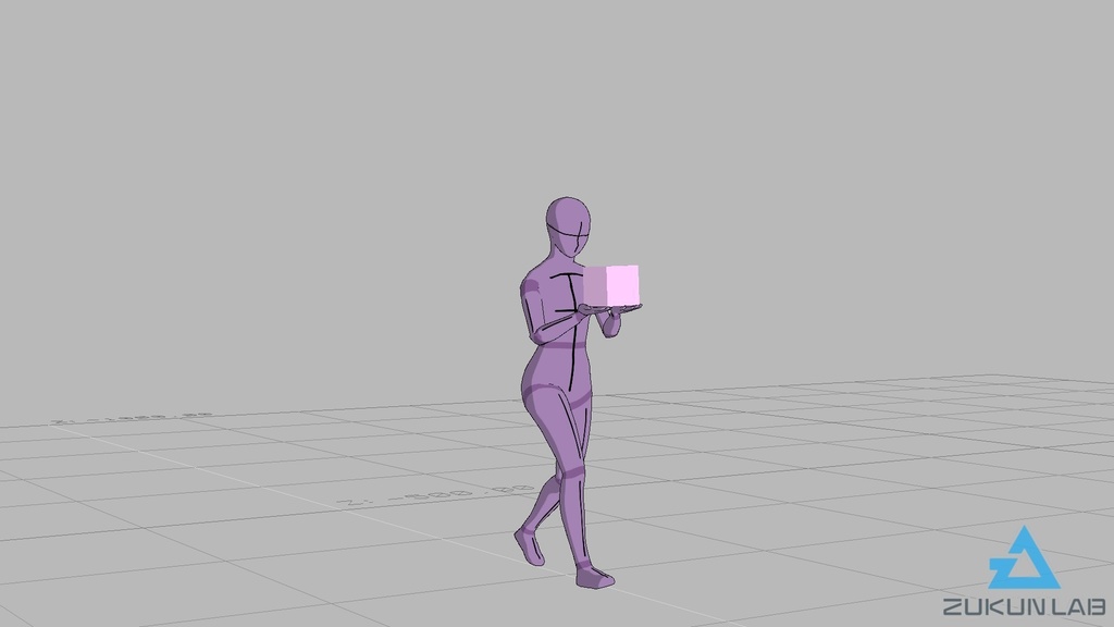 慎重に運ぶモブ【モブ用モーション】