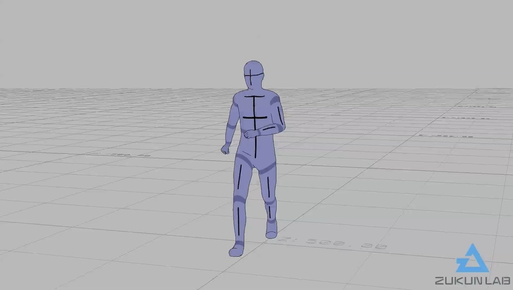 【#162】スキップする人(男性)【モブ用モーション】