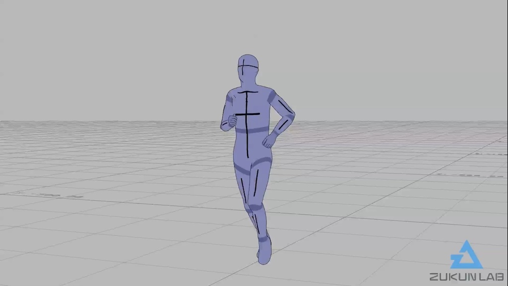 【#163】走りながらつまづく人(男性)【モブ用モーション】