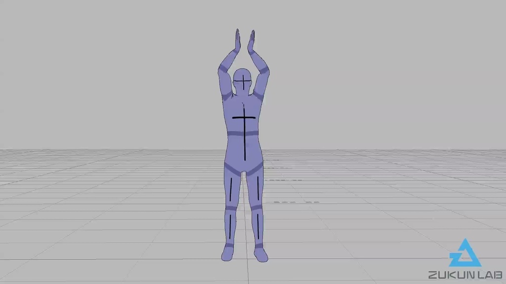 喜んでいる人(男性)【モブ用モーション】