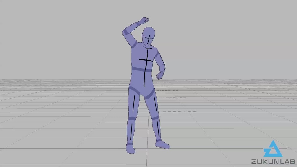 喜んでいる人(男性)【モブ用モーション】