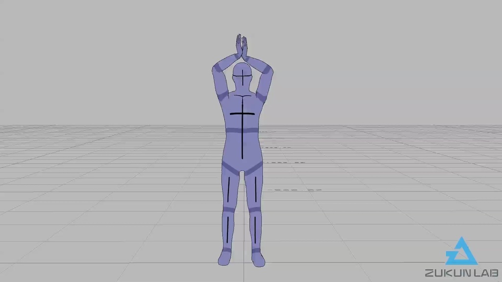 手拍子する人たち①(男性)【モブ用モーション】