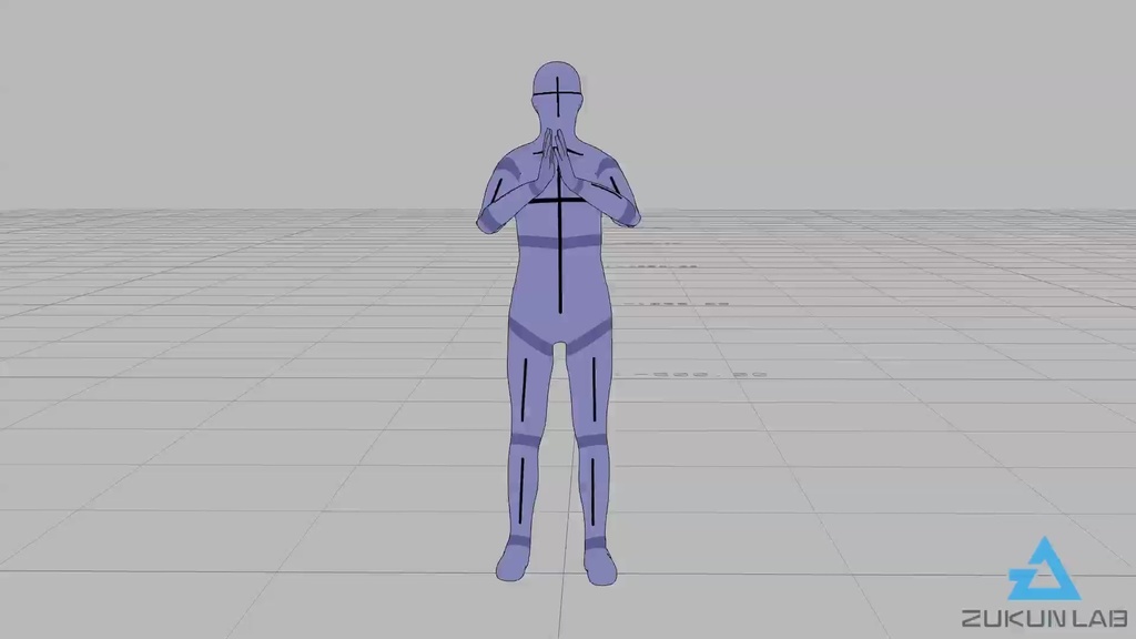 手拍子する人たち①(男性)【モブ用モーション】