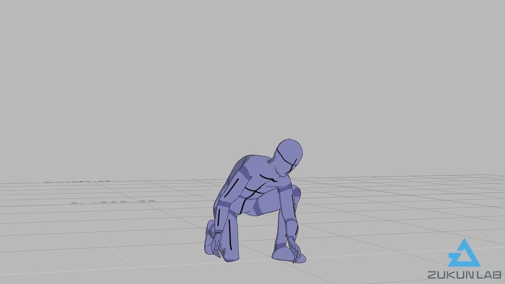 重い荷物を運ぼうとするモブ