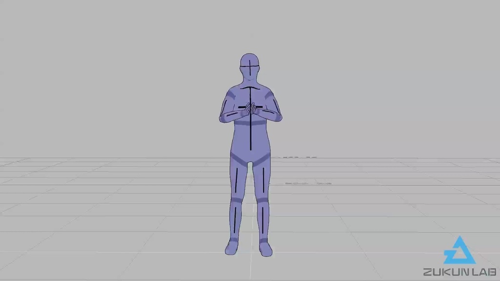 手拍子する人たち②(男性)【モブ用モーション】